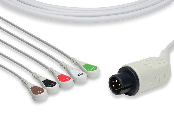 Edan Compatible Direct-Connect ECG Cable