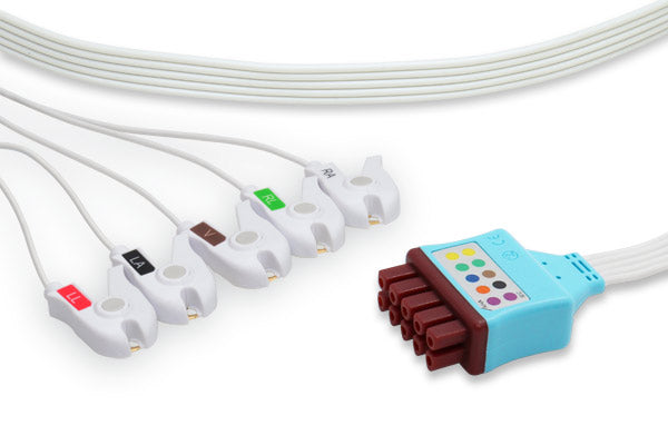 GE Healthcare > Marquette Compatible Disposable ECG Leadwire - 2052133-027