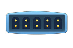 Mindray > Datascope Original ECG Trunk Cable - 0012-00-1255-01thumb