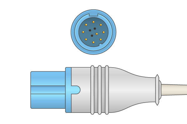 Biolight Compatible SpO2 Adapter Cable - 15-031-0007