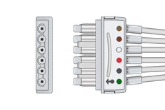 Spacelabs ECG Leadwire 700 0007 08 EL SLS5 90S A Spacelabs ECG Leadwire 700 0007 08 EL SLS5 90S A