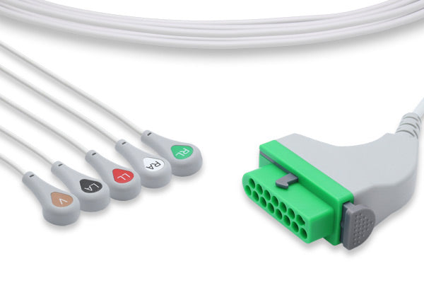Fukuda Denshi Compatible Direct-Connect ECG Cable