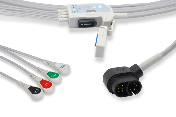 Zoll Compatible Direct-Connect EKG Cable