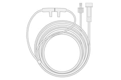 DRE Compatible EtCO2 Sensor Luer Lock Nasal Cannula - Box of 25 - P03082Dthumb