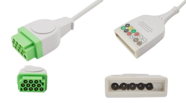 AMC Compatible ECG Trunk Cable