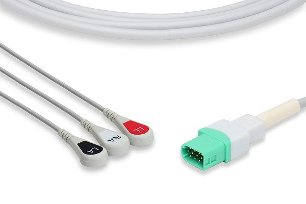 Cavo ECG 12 Pin 5 Derivazioni Per Mindray Passport 8, Compatibile Snap - Consegna Veloce - Foto 3