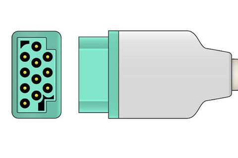 GE Healthcare > Marquette Compatible Disposable Direct-Connect ECG Cable