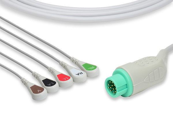 DRE Compatible Direct-Connect ECG Cable