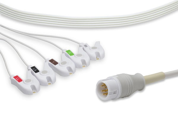 Philips Compatible Disposable Direct-Connect ECG Cable