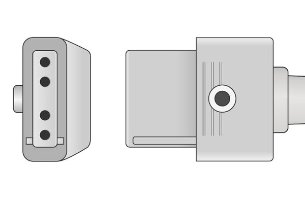 Utah Connector  Compatible IBP Disposable Transducer - P01733