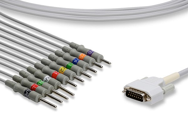 Edan Compatible Direct-Connect EKG Cable