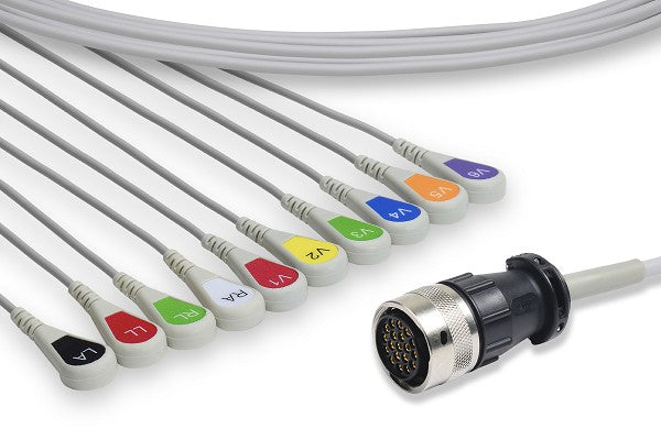 Mortara > Quinton Compatible Direct-Connect EKG Cable
