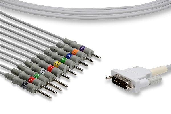 Schiller Compatible Direct-Connect EKG Cable