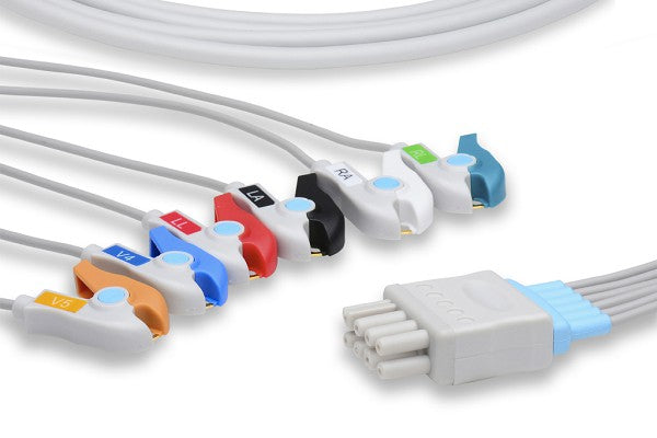 ALPTA JC-906P 5-Lead ECG Trunk Cable - Compatible With Nihon Kohden