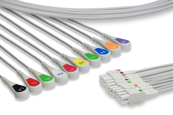 GE Healthcare > Marquette Compatible EKG Leadwire