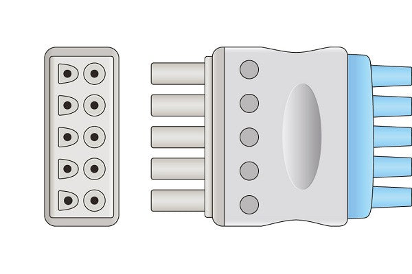 Spacelabs Compatible ECG Leadwire - 700-0006-08