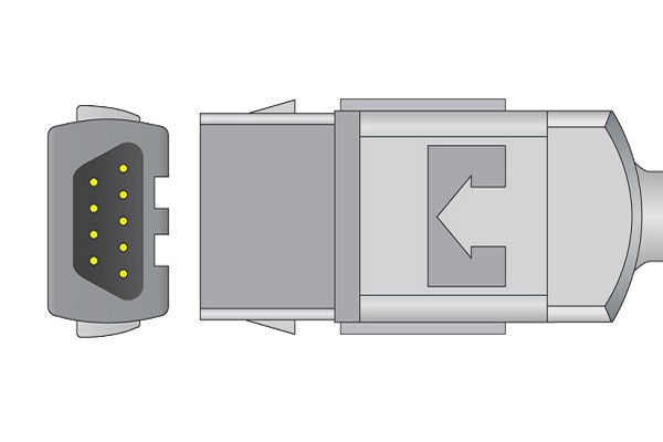 Datex Ohmeda Compatible Direct-Connect SpO2 Sensor - OXY-F4-MC