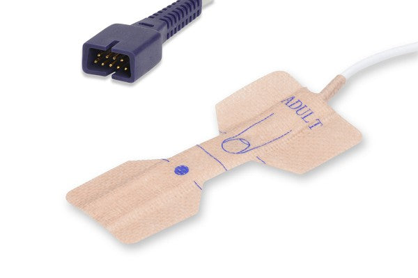 Covidien Sensor O2 Covidien > Nellcor Compatible Disposable SpO2 Sensor MAX-A Adult (>40Kg ...