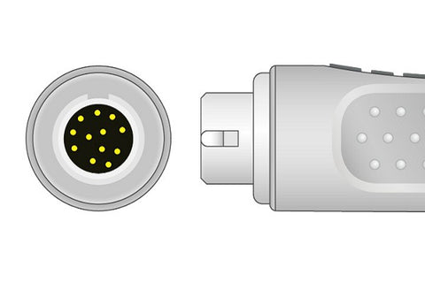Philips Compatible EKG Trunk Cable