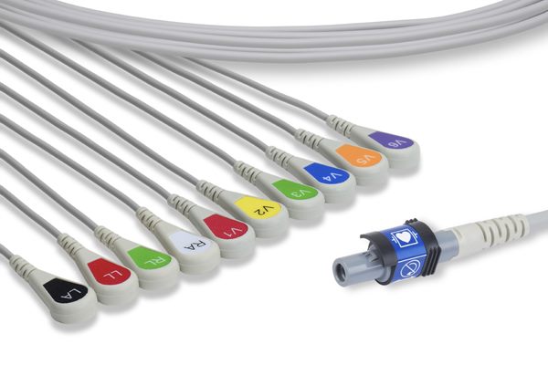 Welch Allyn Compatible Direct-Connect EKG Cable
