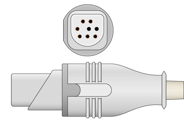 Novametrix Compatible SpO2 Adapter Cable - 8898-00