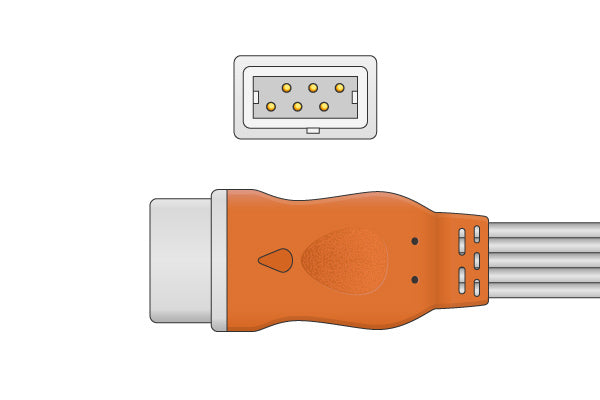 Covidien > Kendall Compatible Disposable ECG Leadwire - 33105