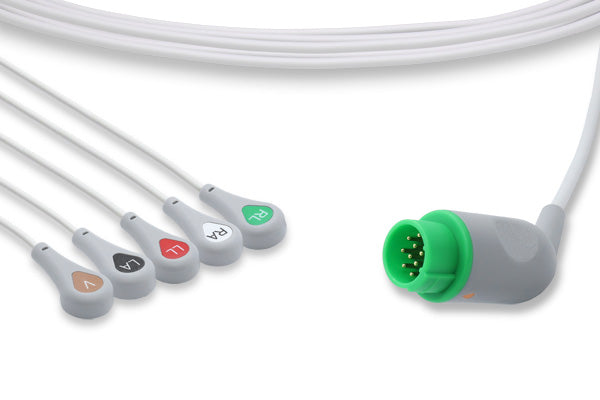 Bexen Cardio Compatible Direct-Connect ECG Cable