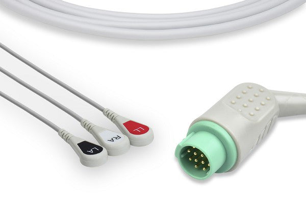 GE Healthcare > Corometrics Compatible Direct-Connect ECG Cable