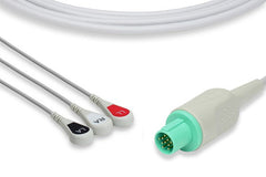 Hellige Compatible Direct-Connect ECG Cable - 303-442-99thumb