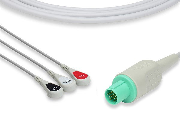 Hellige Compatible Direct-Connect ECG Cable - 303-442-99