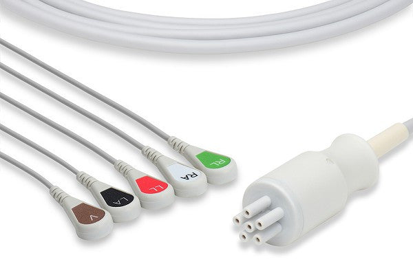 Omron > Colin Compatible Direct-Connect ECG Cable