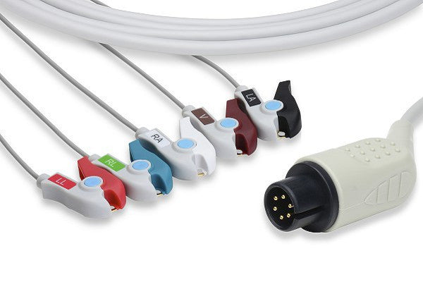 Edan Compatible Direct-Connect ECG Cable