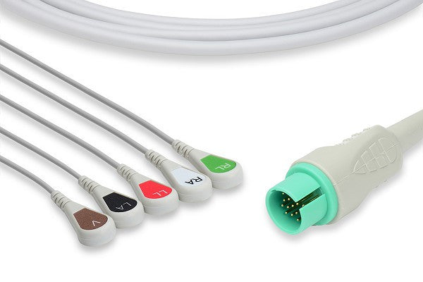 Spacelabs Compatible Direct-Connect ECG Cable - CB-72596R