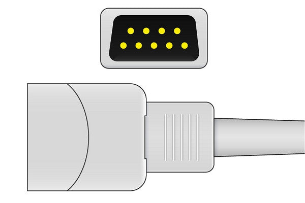 Datex Ohmeda Compatible SpO2 Adapter Cable - OXY-SLA