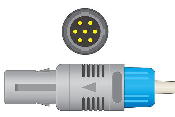 Biolight Compatible SpO2 Adapter Cable - 15-100-0016