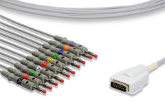 Mortara > Burdick Compatible Direct-Connect EKG Cable - 7704thumb