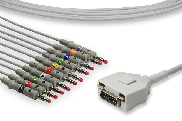 Fukuda ME Compatible Direct-Connect EKG Cable