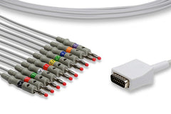 Nihon Kohden Compatible Direct-Connect EKG Cable - 45502-NKthumb