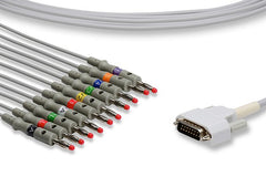 Nihon Kohden Compatible Direct-Connect EKG Cable - BA-902Dthumb