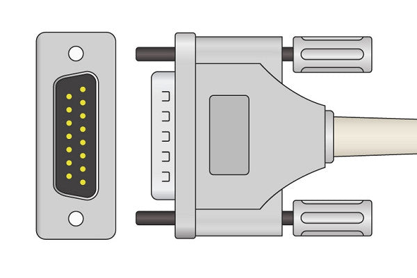 Schiller Compatible Direct-Connect EKG Cable - 2.400095