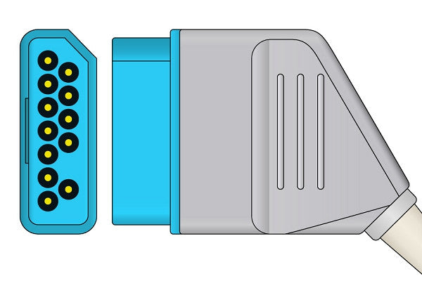 Nihon Kohden Compatible Direct-Connect EKG Cable - BJ-900PA