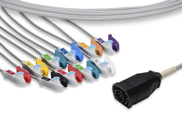 Zoll Compatible Direct-Connect EKG Cable