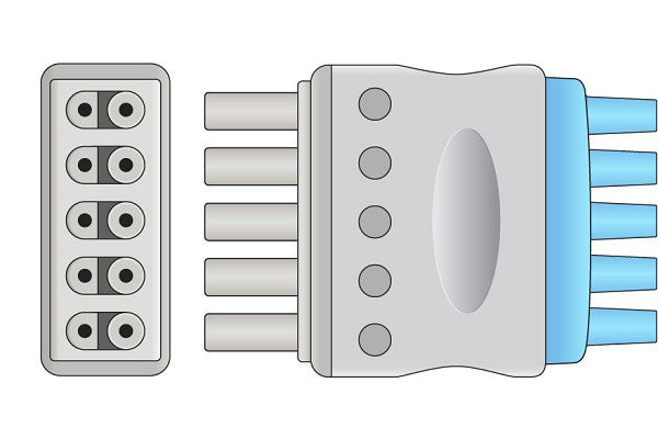 Draeger Compatible ECG Leadwire - MP03412